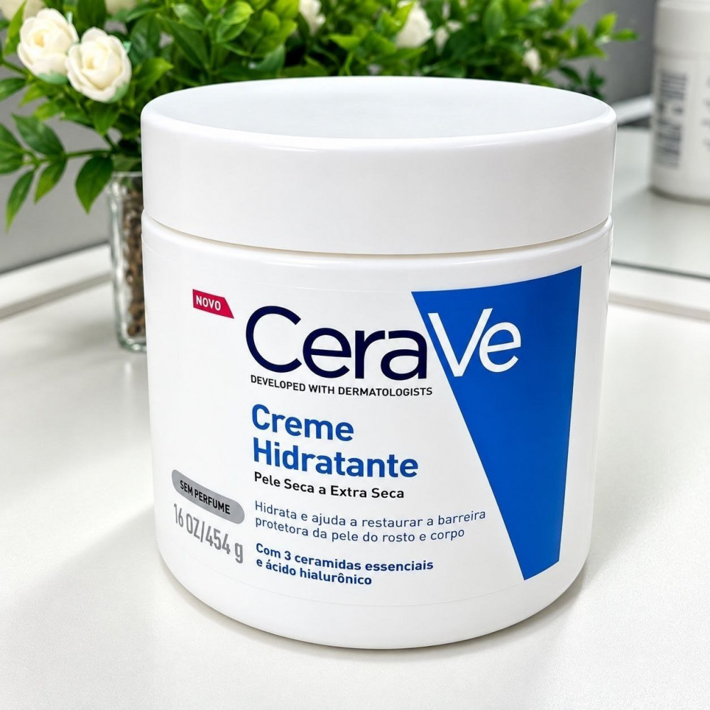 Creme Hidratante CeraVe Corpo e Facial Seca