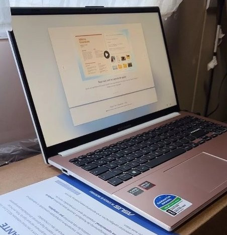 Notebook ASUS Vivobook Go 15 Athlon 8GB 128GB SSD