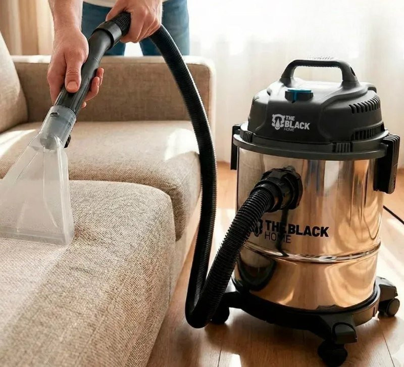 Aspirador Pó e Água Inox Turbo 12 Litros 1200w 220v - The Black Tools