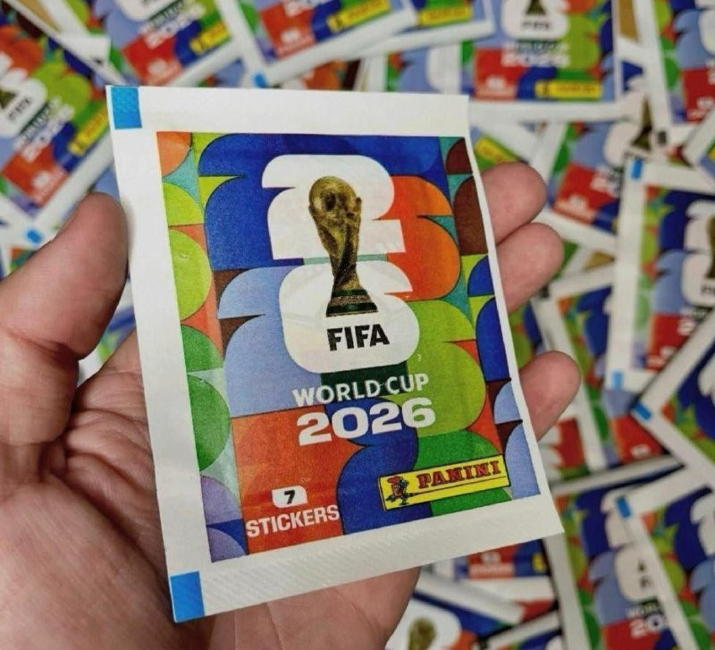 Kit com 100 Envelopes Copa do Mundo 2026 Panini