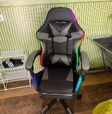 Cadeira Gamer com Bluetooth e Fita de LED 128 Cores