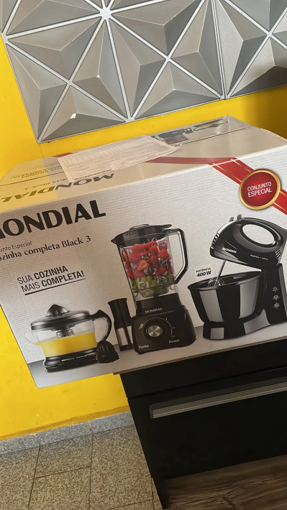 Kit Kt-105-b Mondial Liquidificador e Batedeira