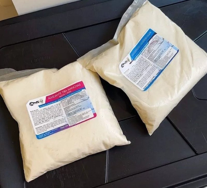 Tira Manchas Alvejante 1kg + Percarbonato de Sódio 1kg