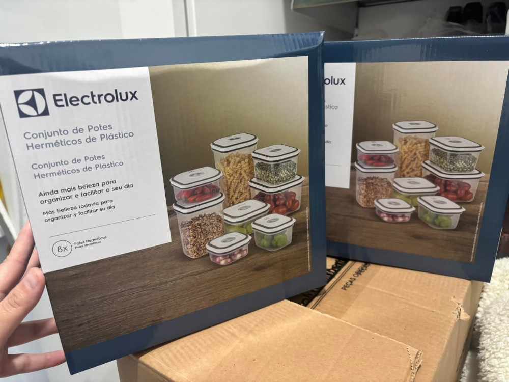 Electrolux Kit 16 Potes Herméticos Plástico