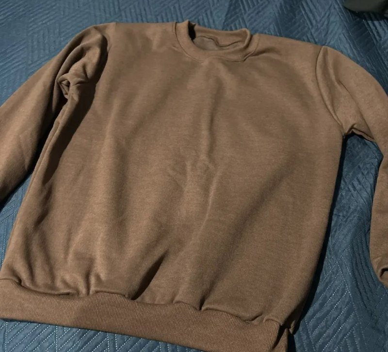 Blusa Moletom Flanelada Unissex Gola Redonda