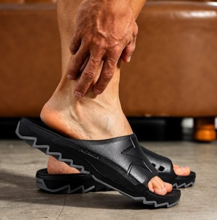Sandália Kenner Makho Preto/Cinza Liso 41