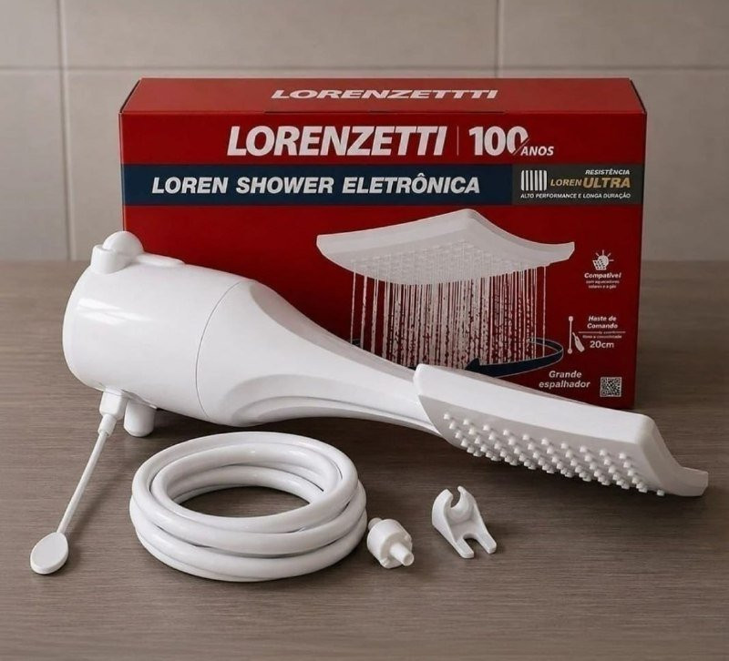 Chuveiro Lorenzetti Loren Shower Ultra Eletrônico 7500W 220V