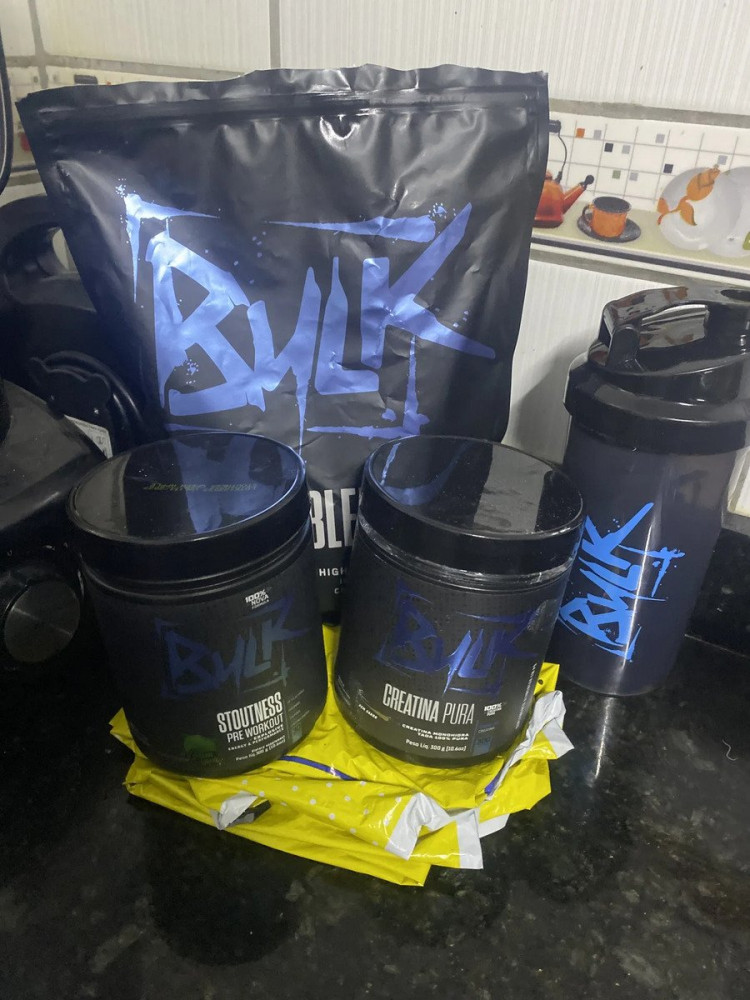 Kit Whey Protein Isolado + Creatina + Pré Treino