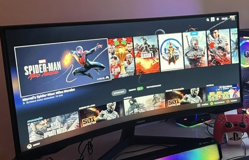 🖥️ Monitor Curvo Samsung Odyssey 34’’, Ultra WQHD, 165Hz, 1ms