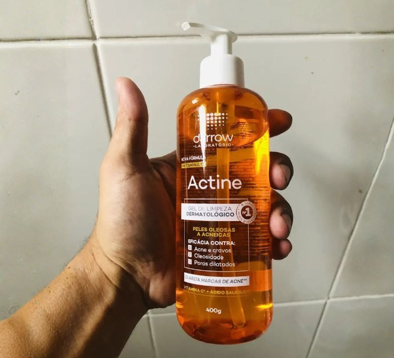 Gel de Limpeza Facial Darrow Actine Pele Oleosa e Acneica 400g