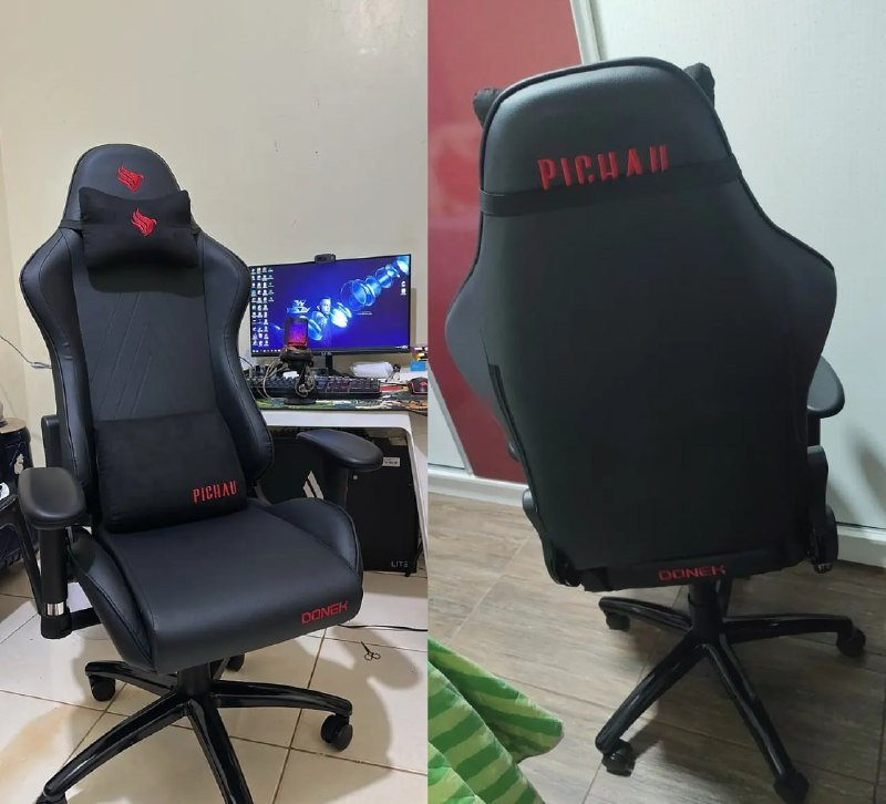Cadeira Gamer Pichau Donek L, Preto