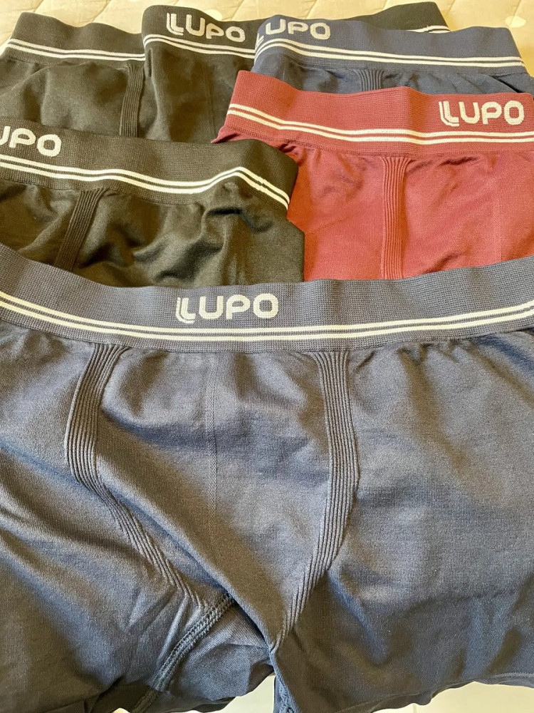 Kit 6 Cuecas Boxer Lupo Sem Costura Original