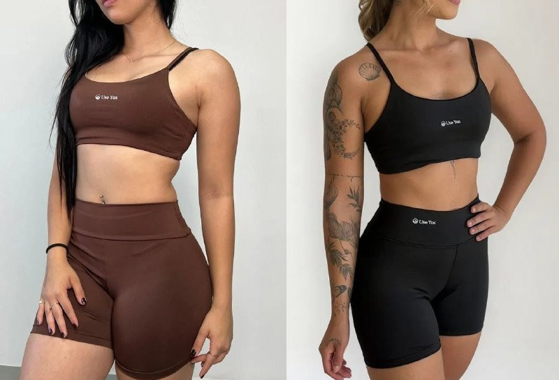 Conjunto Fitness Virginia Top e Shorts