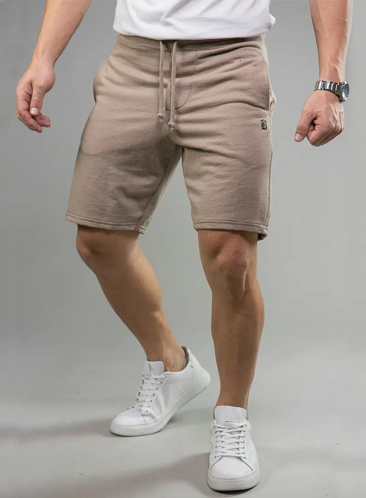 Kit 2 Bermudas Preta e Caqui Casual