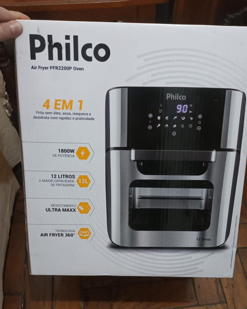Fritadeira Philco Air Fryer Oven 12L PFR2200P