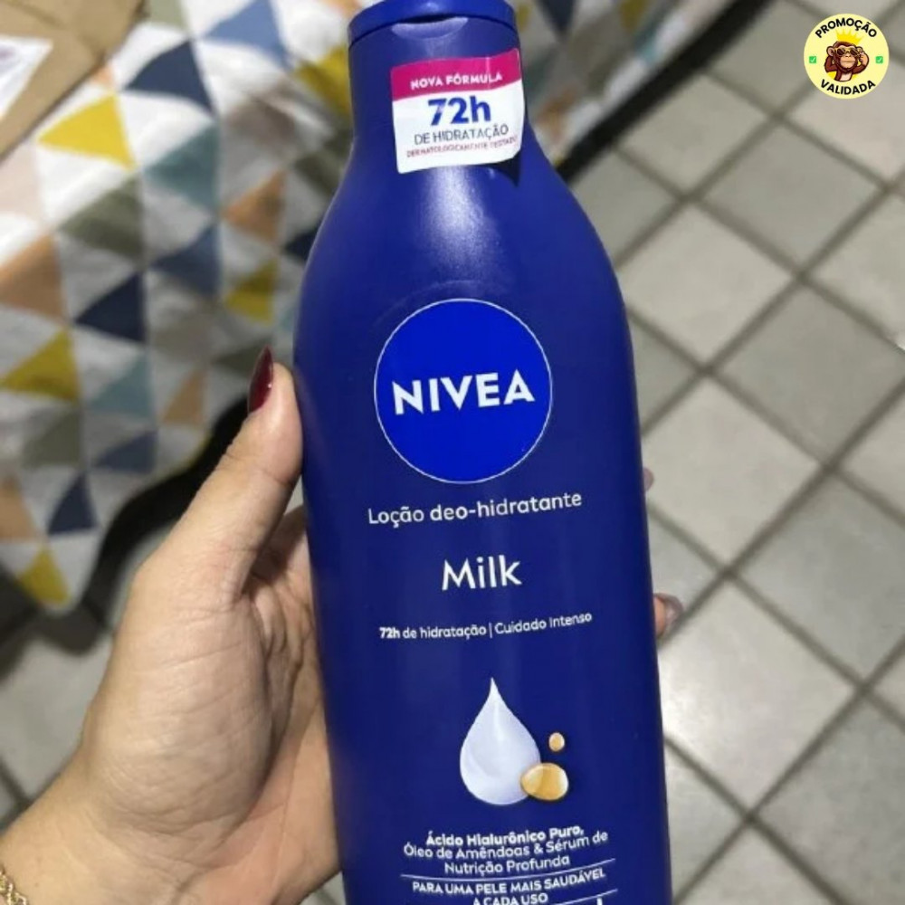 NIVEA Loção Deo-Hidratante Milk 400ml