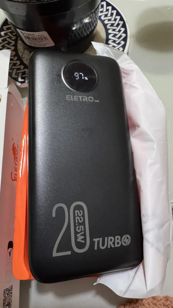 Carregador Portátil 20000mAh Turbo 22.5W