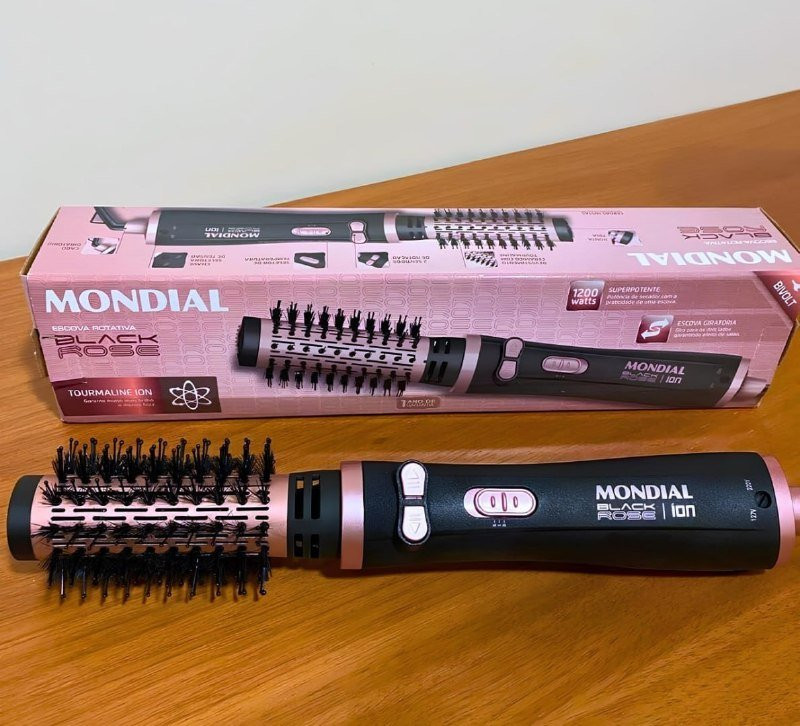 Escova Rotativa Ceramica Tourmaline Mondial