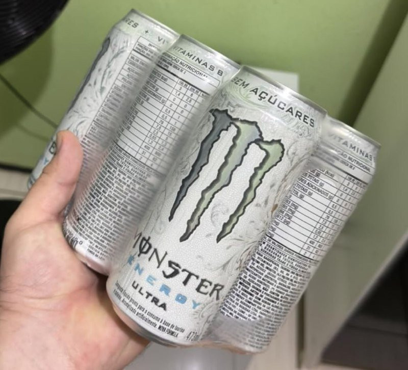 💥 Energético Monster Ultra Lata 473ml - 6 Unidades