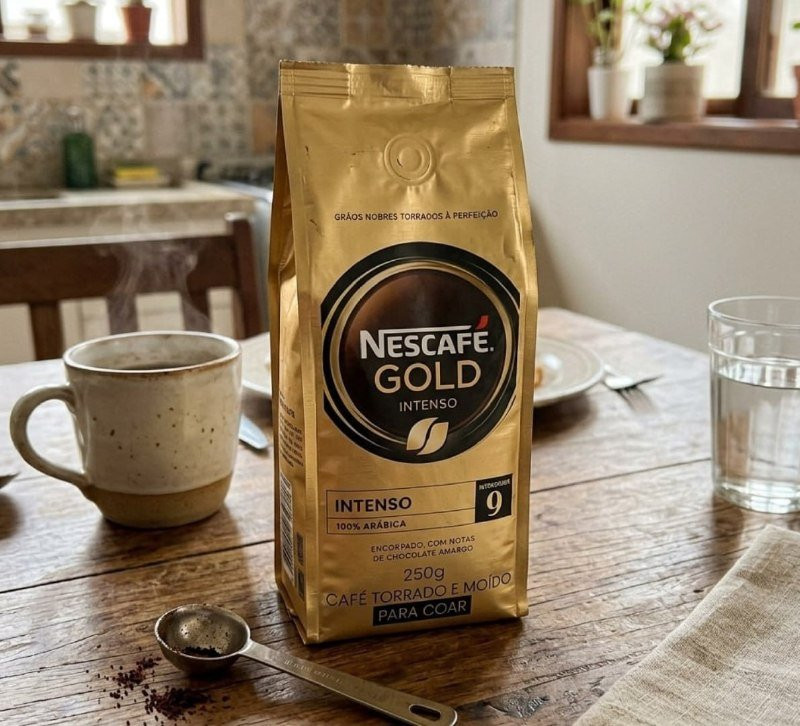 ☕️ Nescafé Gold Torrado Moido Equilibrado Intensidade 9, 250g