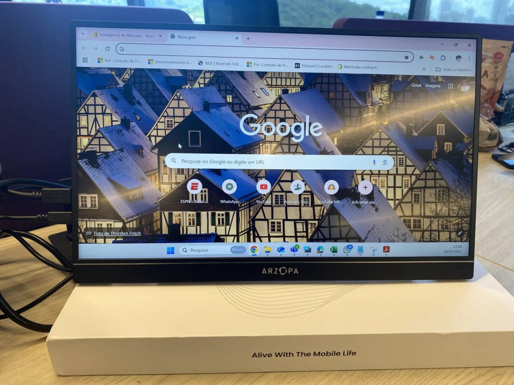 Monitor Portátil Ultra Slim IPS Arzopa Z1c