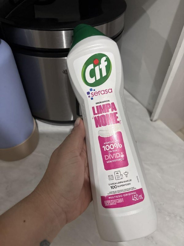 🧼 Cif Cremoso Limpeza Milagrosa 450mL
