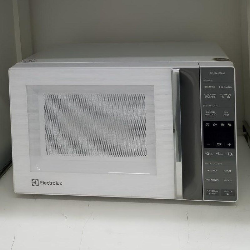 ESQUENTADOR OFICIAL DE PIZZA FRIA Micro-ondas Electrolux Branco 23L Efficient ME23B
