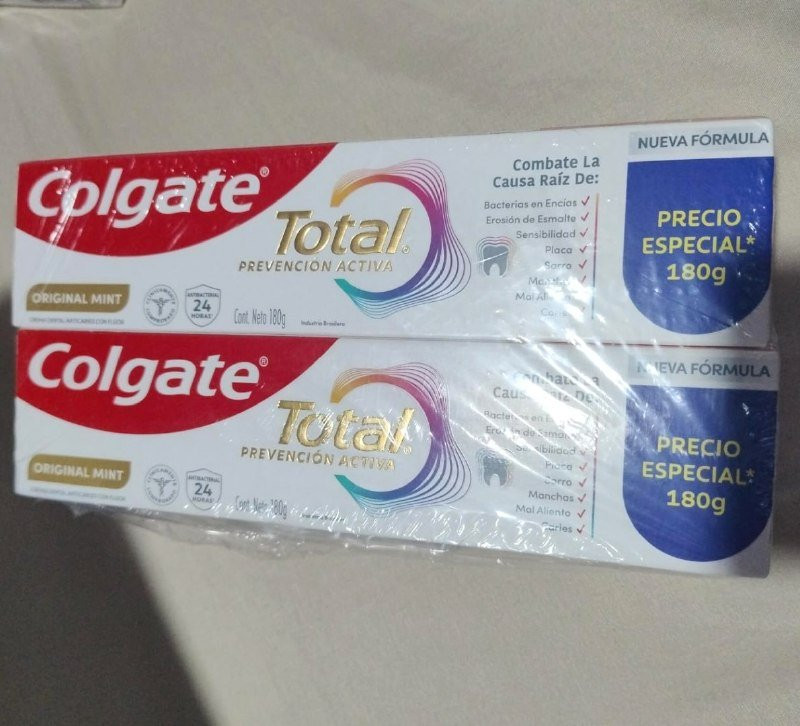 Colgate Creme Dental Total Original Mint 180g - 2 unidades