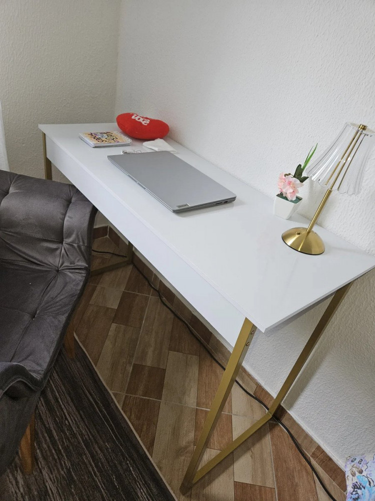 Escrivaninha Industrial 110cm Mesa de Estudo
