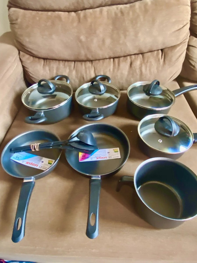 Conjunto Panelas Antiaderente 10 Peças Teflon