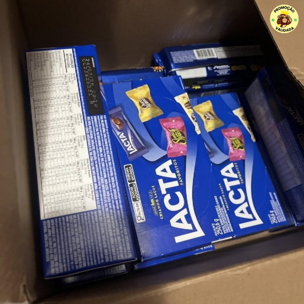 Lacta Favoritos - Caixa de variedades chocolates