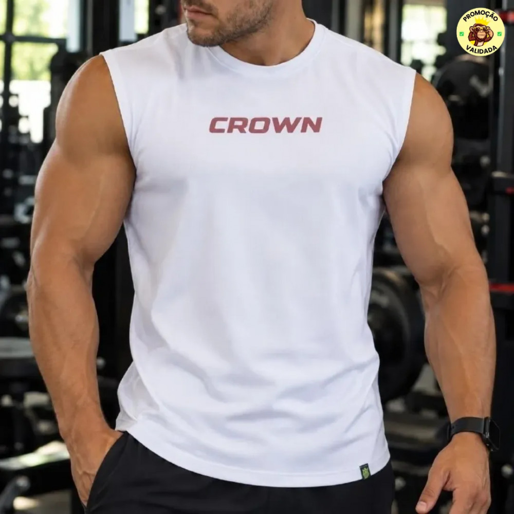 ROUPA NOVA PRO TREINO Regata Crown Training 6 cores
