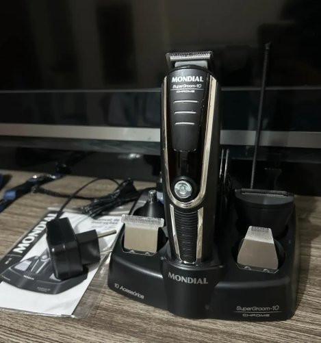 Aparador De Pelos Supergroom-10 Mondial Bivolt