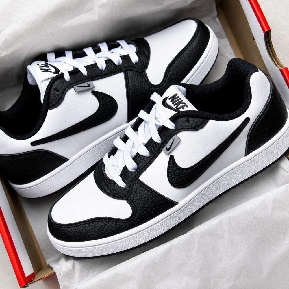 Tênis Nike Ebernon Low Masculino Branco e Preto