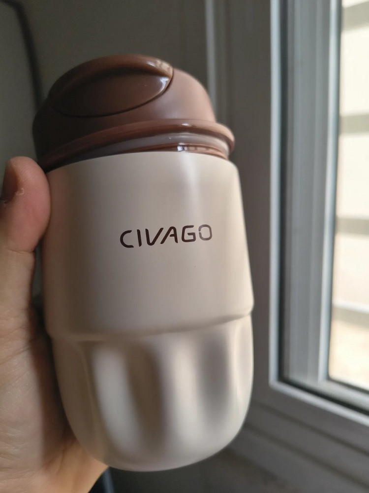 Copo Térmico Inox com Tampa para Café e Chá