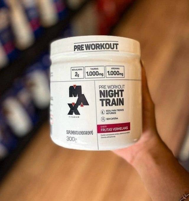 Pré-Treino Max Titanium Night Train 300G