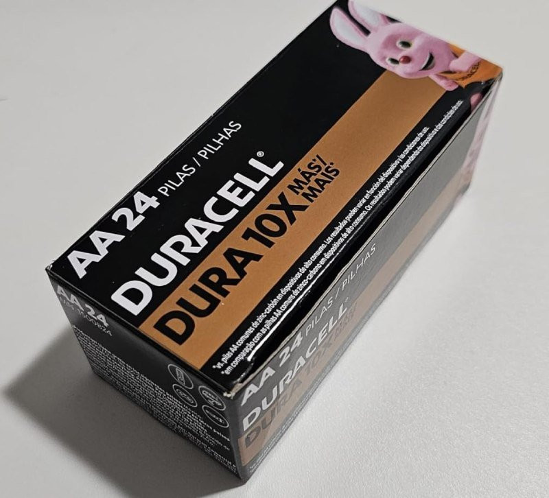 Duracell Pilhas Alcalinas AA Pequena Pack 24 Unidades