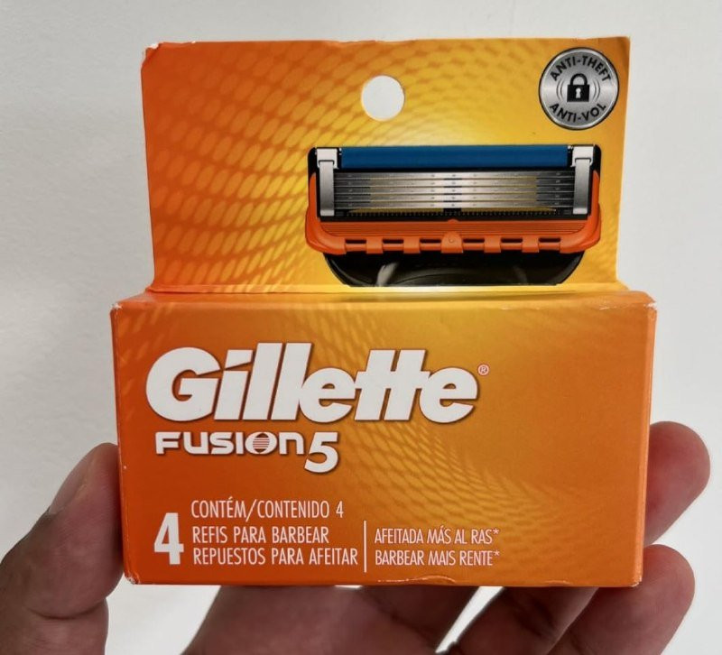 Gillette Carga Para Aparelho De Barbear Fusion5 - 4 Unidades