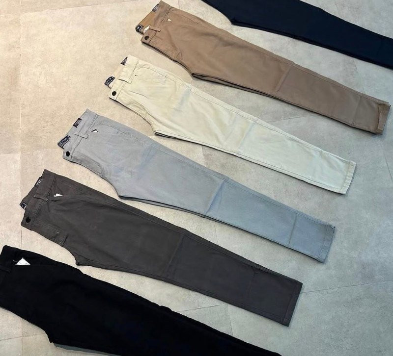 Kit 3 Calças Sarja Slim Alfaitaria
