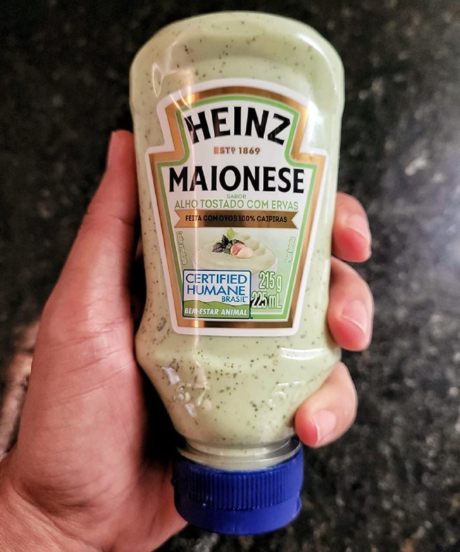Heinz Maionese Alho Tostado Com Ervas 215g