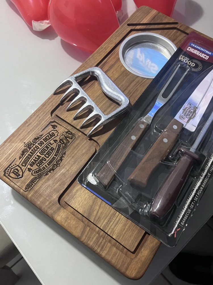 Kit Churrasco Tramontina Tábua Inteligente