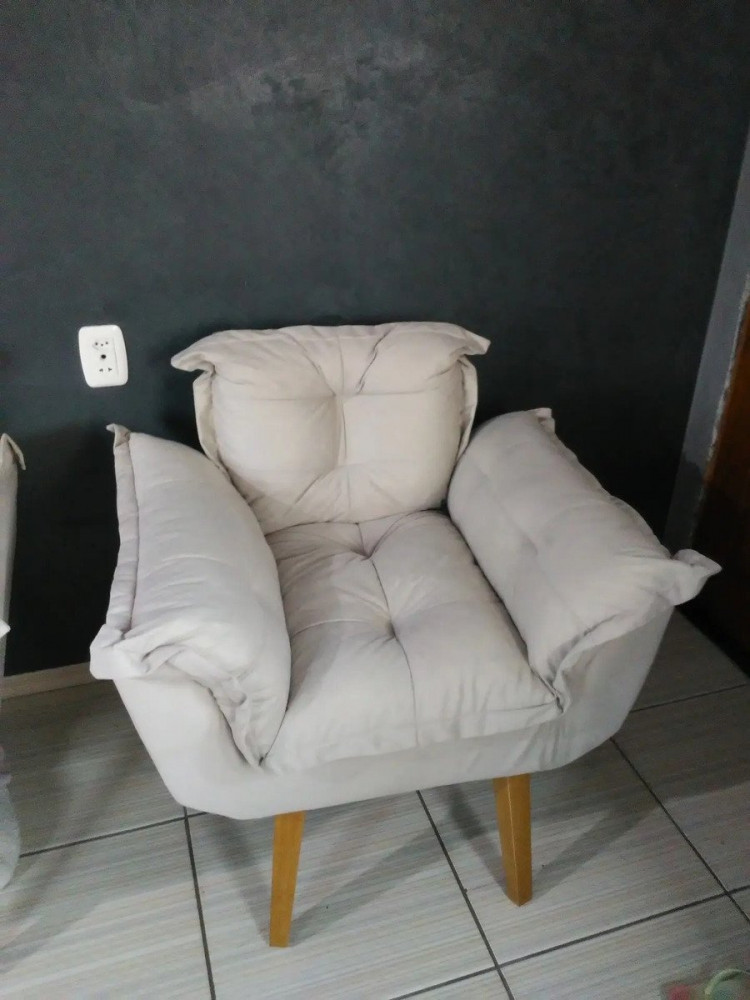 Poltrona Decor Amamentação Alice Bege