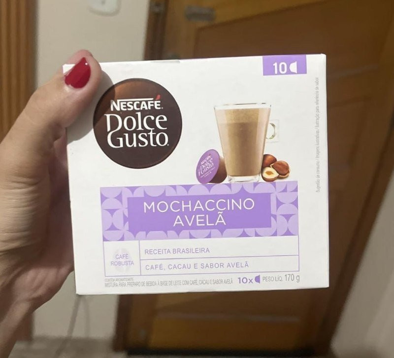 Dolce Gusto Mochaccino Em Cápsula Avelã 10 Unidades