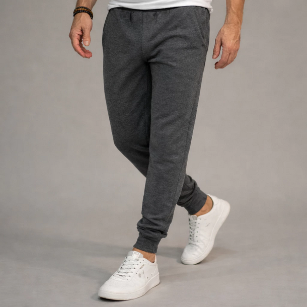 Calça de Moletom Algodão Unissex com Elástico