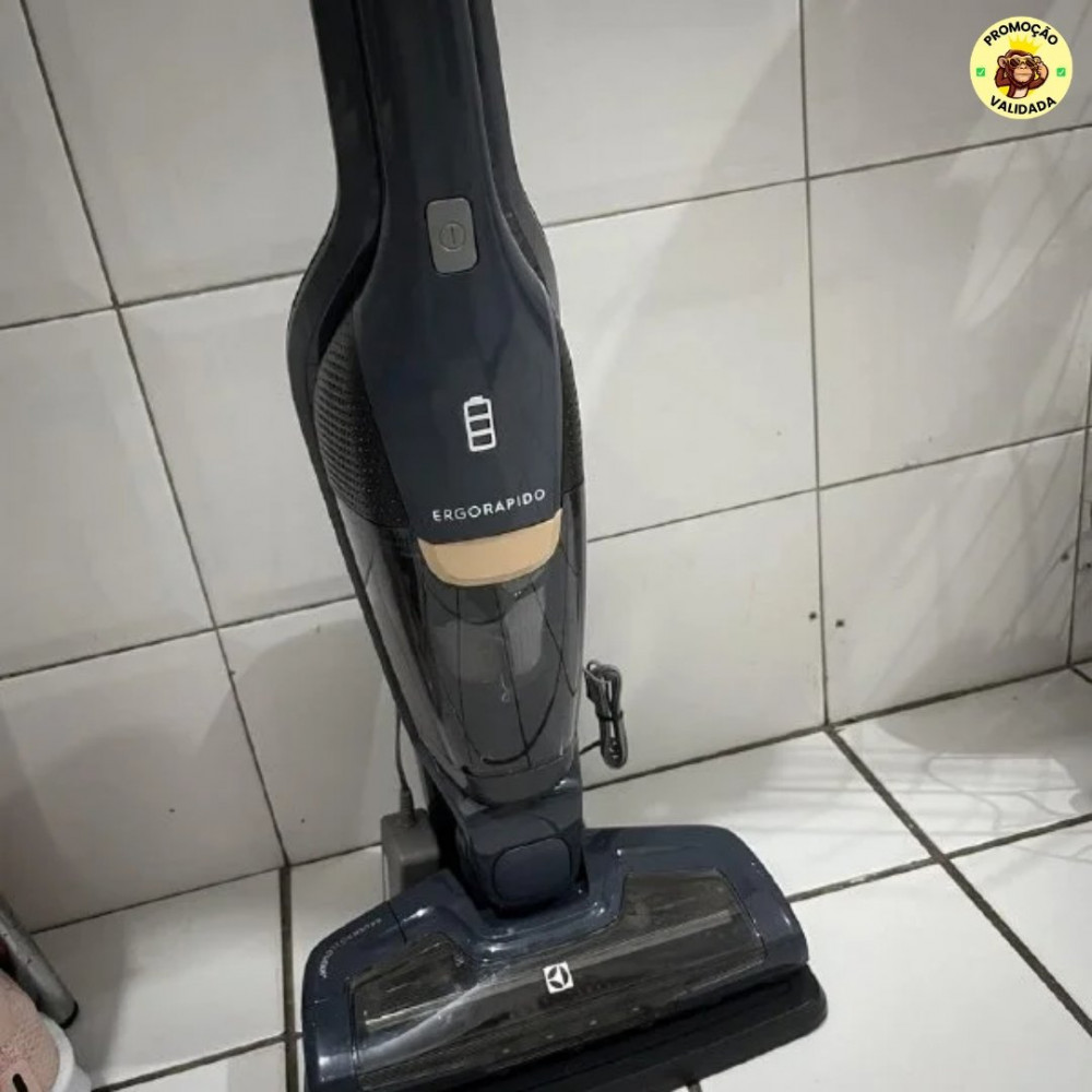 Aspirador de Pó vertical bateria Ergorapido 2 em 1