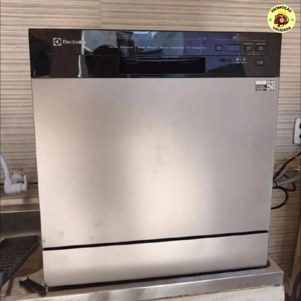 Lava-Louca Electrolux 8 Servicos Inox com Programa Lava Seca