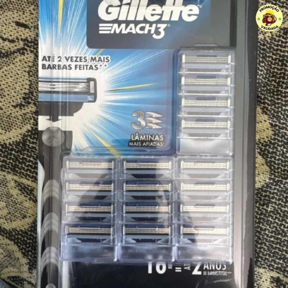 Gillette Mach3 Carga para Aparelho de Barbear