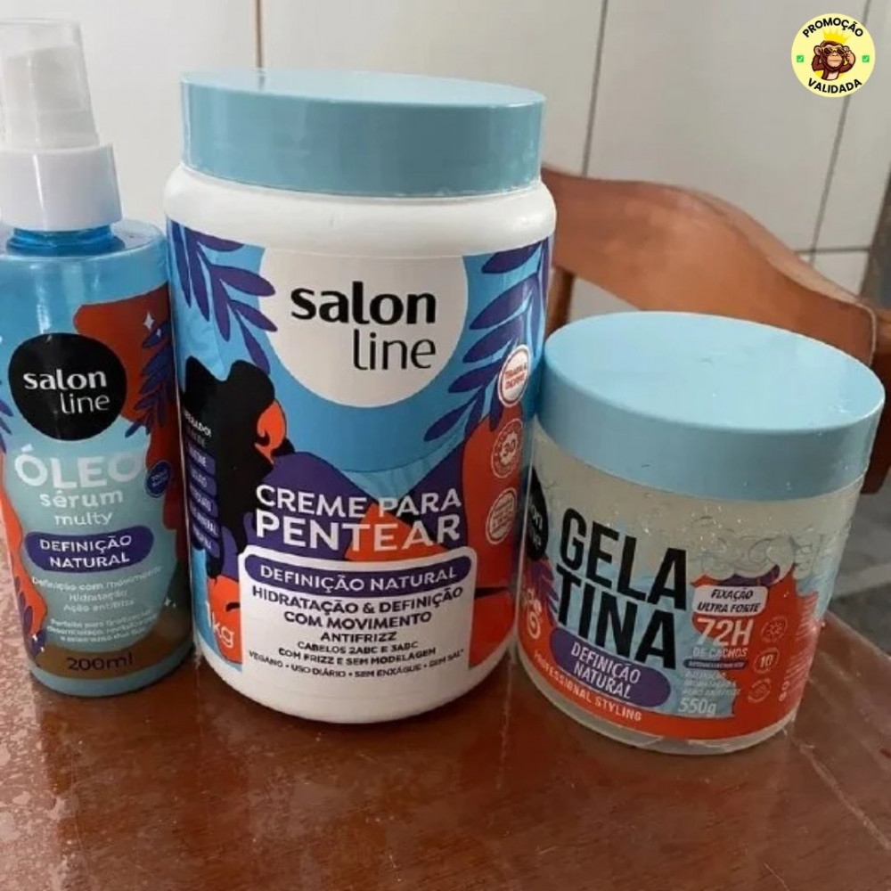 Kit Completo Definição Natural Salon Line