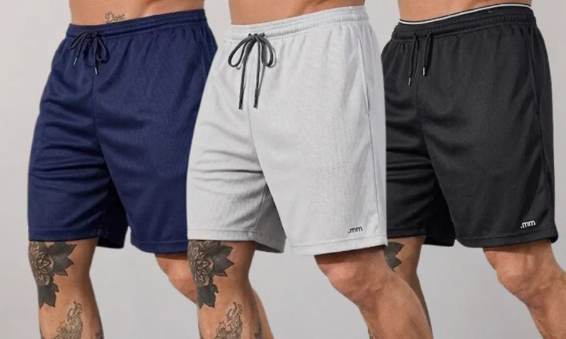 Kit 3 Short Bermuda Esporte