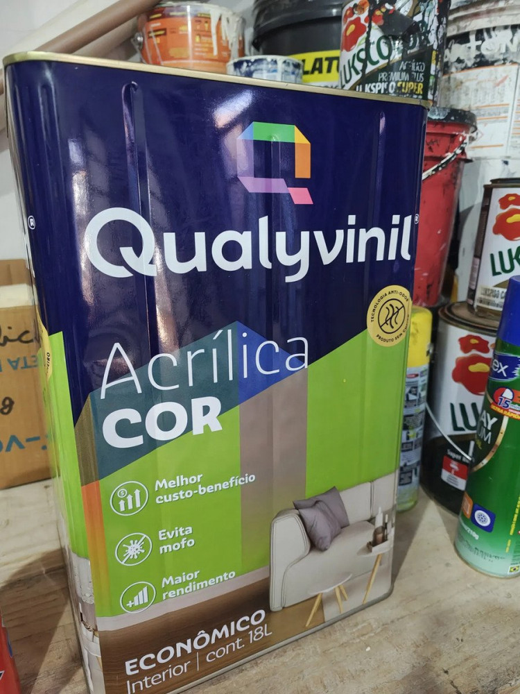 Qualyvinil Acrílica Branco 1,8 L Cenoura
